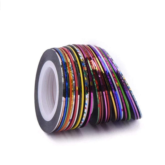 Multicolor Striping Tape 1mm Thickness - 10 Assorted Colors