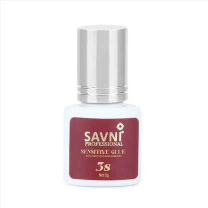Savni Eyelash Extension Glue Sensitive - 3 Second Drying Time - For Practice Use