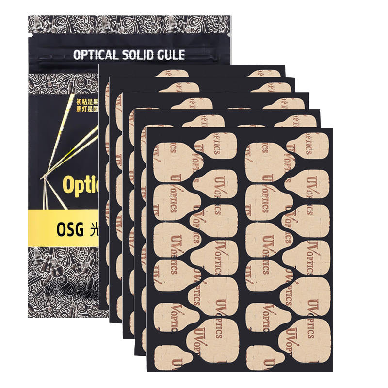 Optical Solid Glue UV Glue Tabs - 5 Sheets