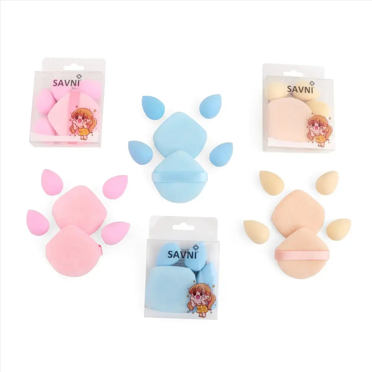 Savni Makeup Sponge & Small Beauty Blenders - Assorted Color