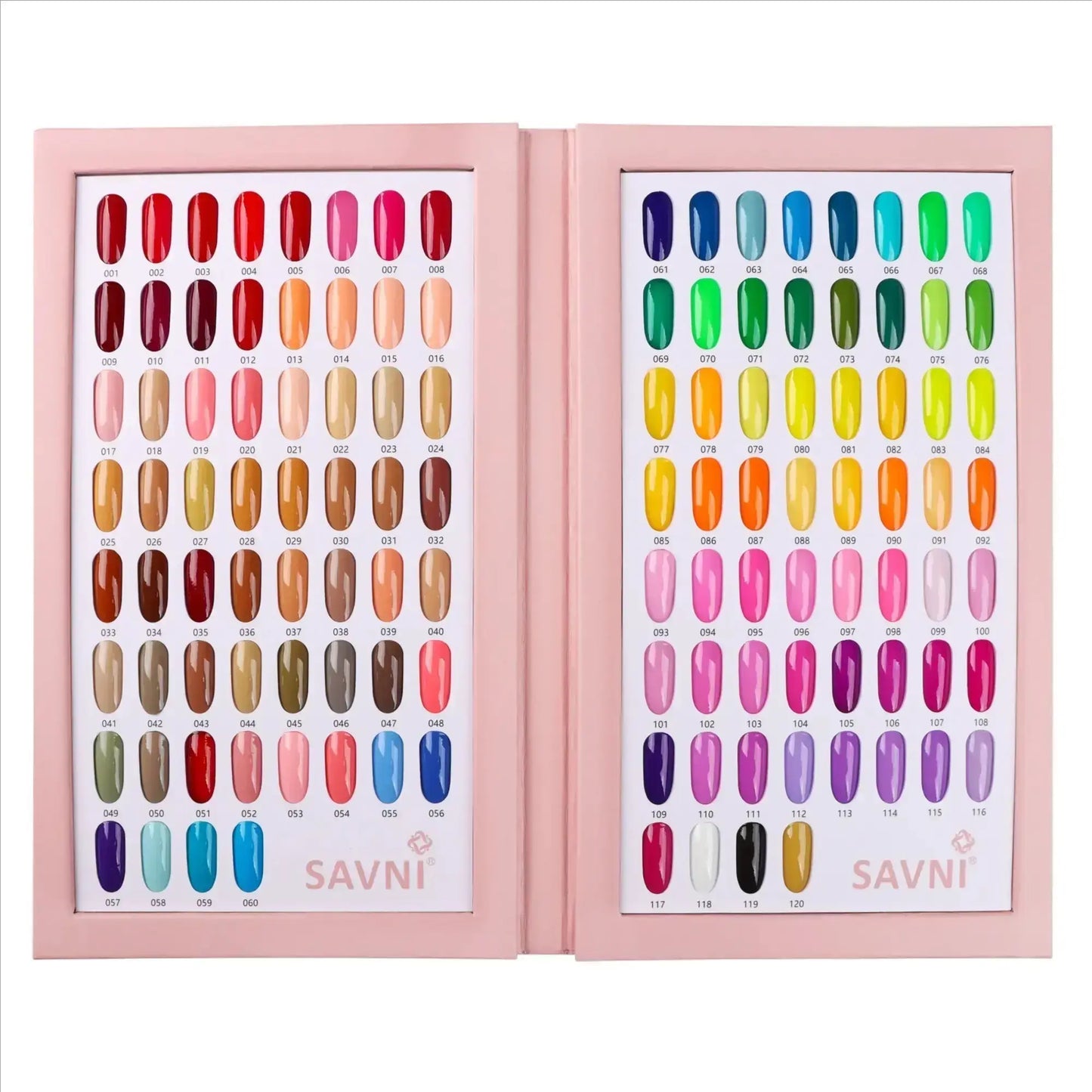 Savni Normal Shades Gel Polish Shade Card #2