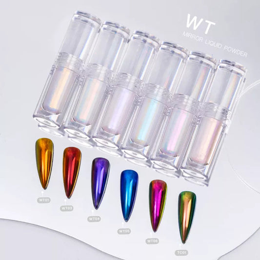 Transparent Liquid Unicorn Chrome - Assorted Color, 1 Piece