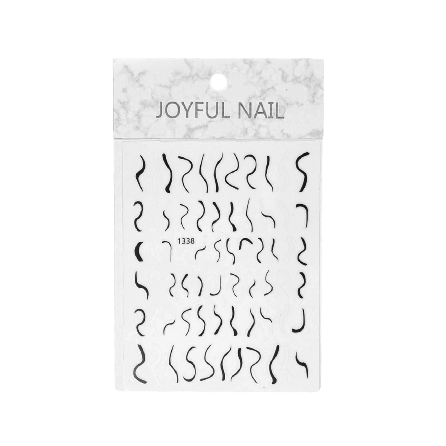 Abstract Nail Art Stickers, Pack of 12 Sheets - 600+ Assorted Stickers