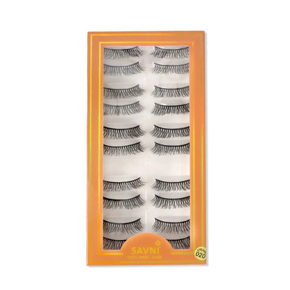 Savni 5D Temporary Mink Hair Eyelash Extensions 10 pairs Model 020