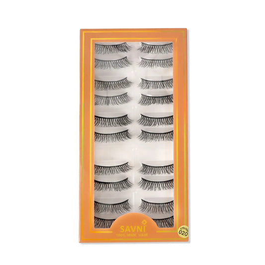 Savni 5D Temporary Mink Hair Eyelash Extensions 10 pairs Model 020