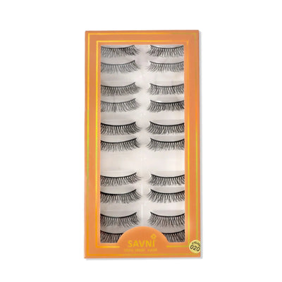 Savni 5D Temporary Mink Hair Eyelash Extensions 10 pairs Model 020
