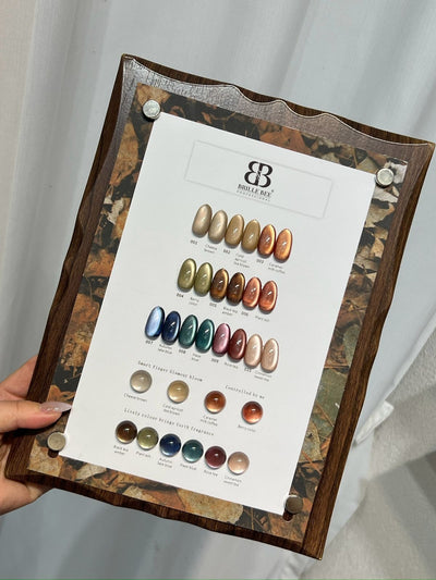Bolt Bee Gel Polish Kit Set Of 10pcs, 15ml Each, Cat Eye, Model- #3