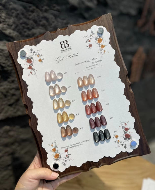 Bolt Bee Gel Polish Kit Set Of 10pcs, 15ml Each, Cat Eye, Model- #4