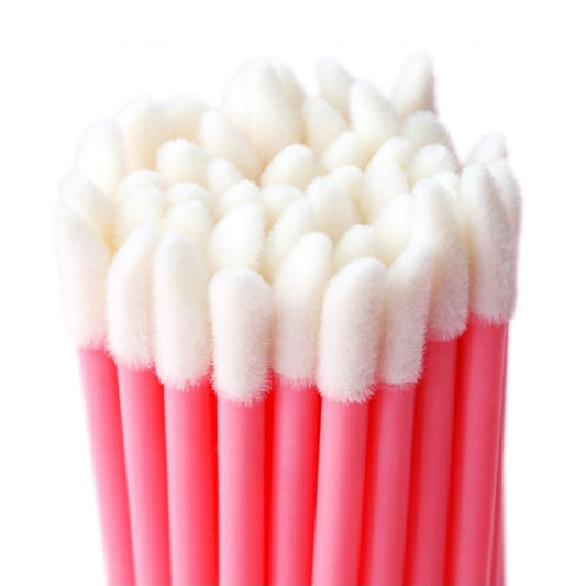 Eyelash Cleaner, Eyeshadow & Lipstick Applicator 50 Pieces - Assorted Color