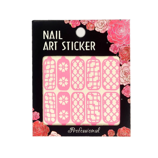 Nail Stencil Art Stickers - Pack of 120 Stencils, Assorted Design
