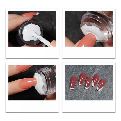 Small Silicon Stamper with Scraper for Stamping Art & French Nails