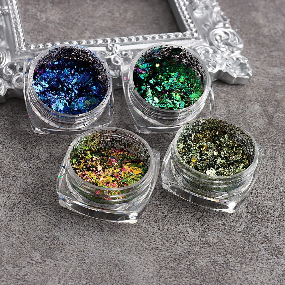 Transparent Chameleon Chrome Powder - Assorted Color