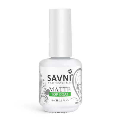 Savni UV Matte Top Coat - 15ml