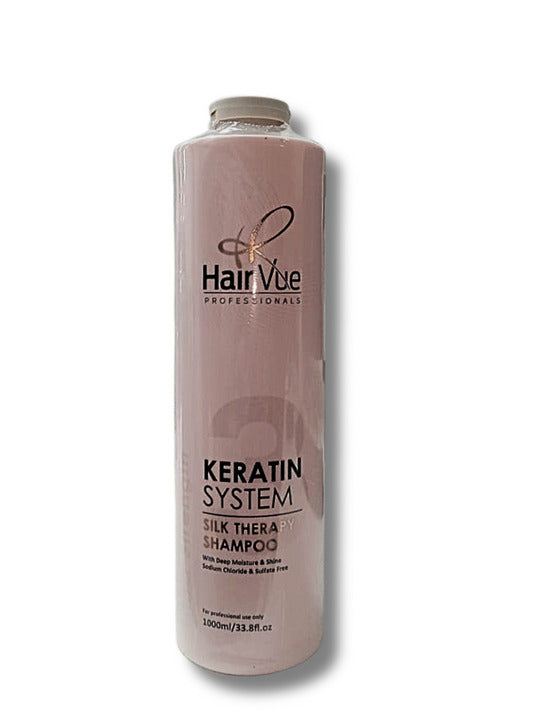 Hair Vue Professional Keratin System Silk Therapy Shampoo-1000ml