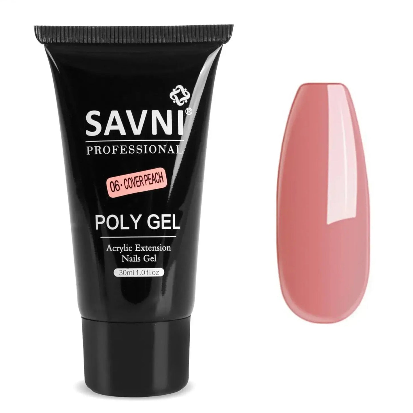 Savni Cover Peach 30ml Polygel Extension Gel