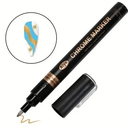 Nail Chrome Marker/Mirror Pen - Fine Tip 1.0mm