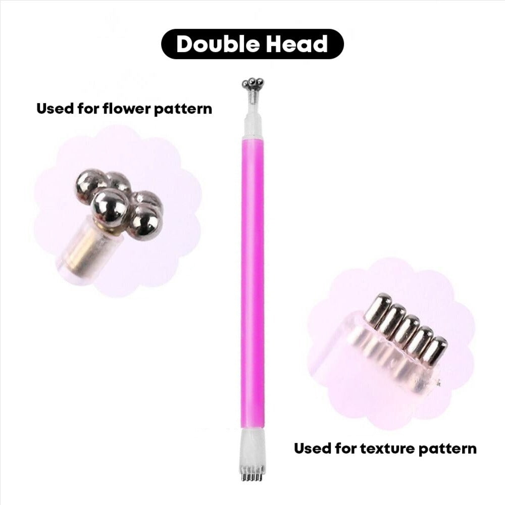 Cat Eye Magnet Tool Flower & Line