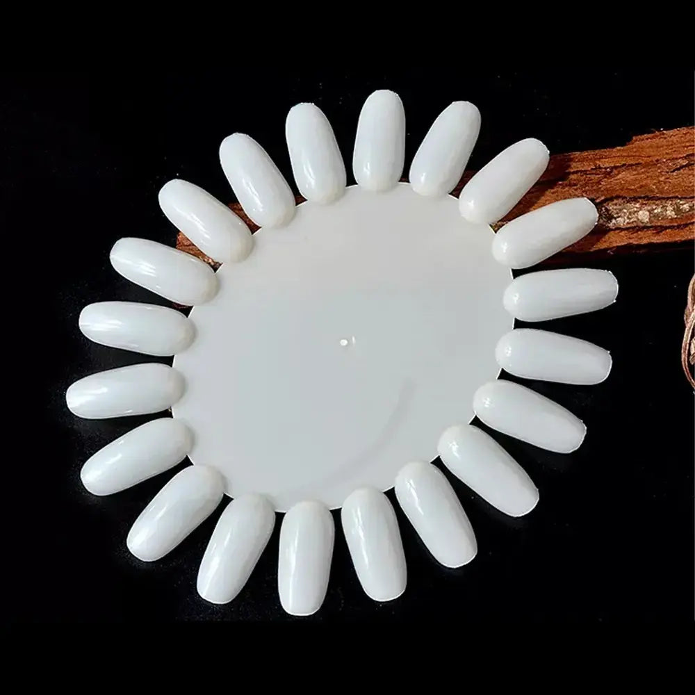 Oval Nail Display Wheel Chart - 10 Plates (200 Nails)