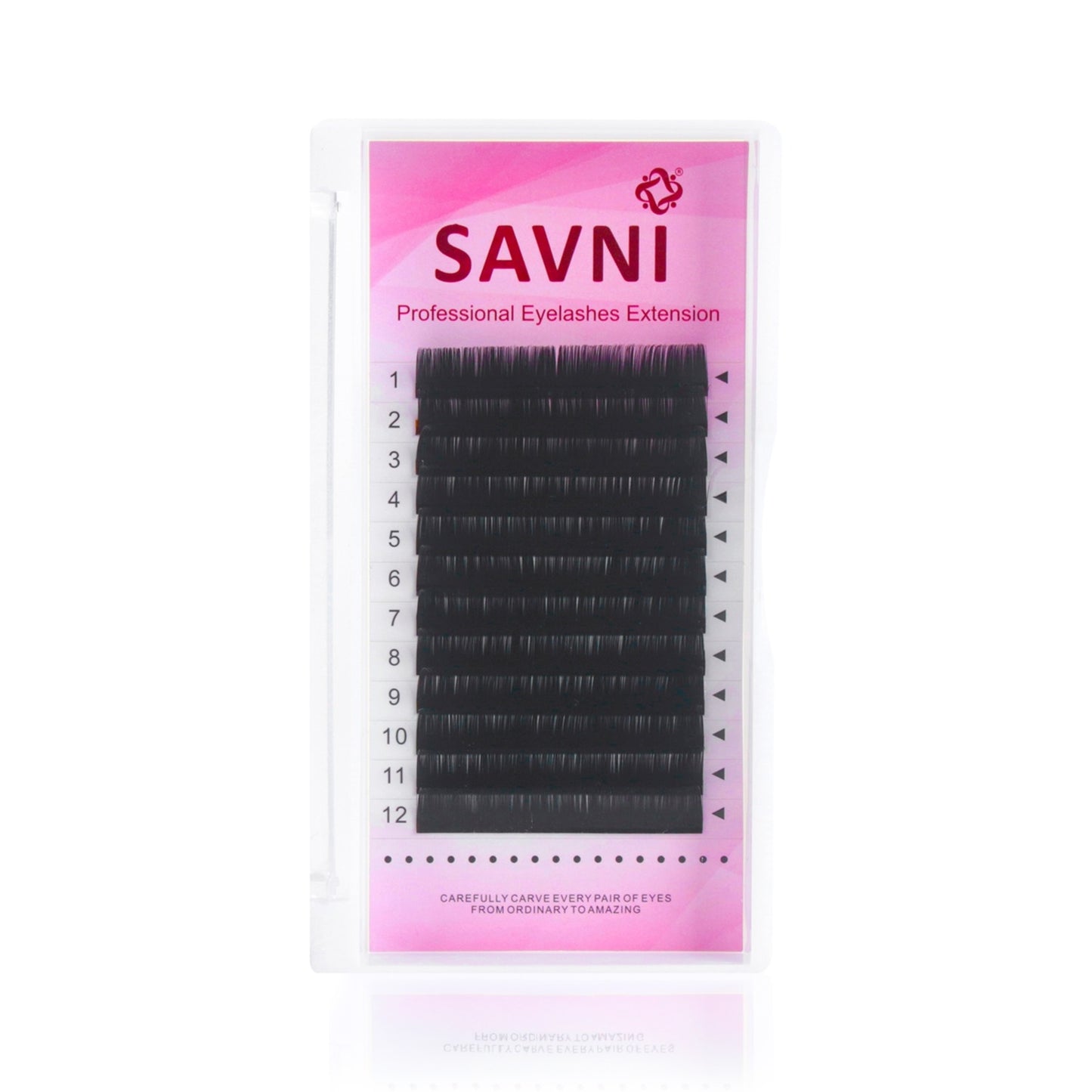 Savni Permanent Eyelash Extension 0.07 Thickness Individual Sizes