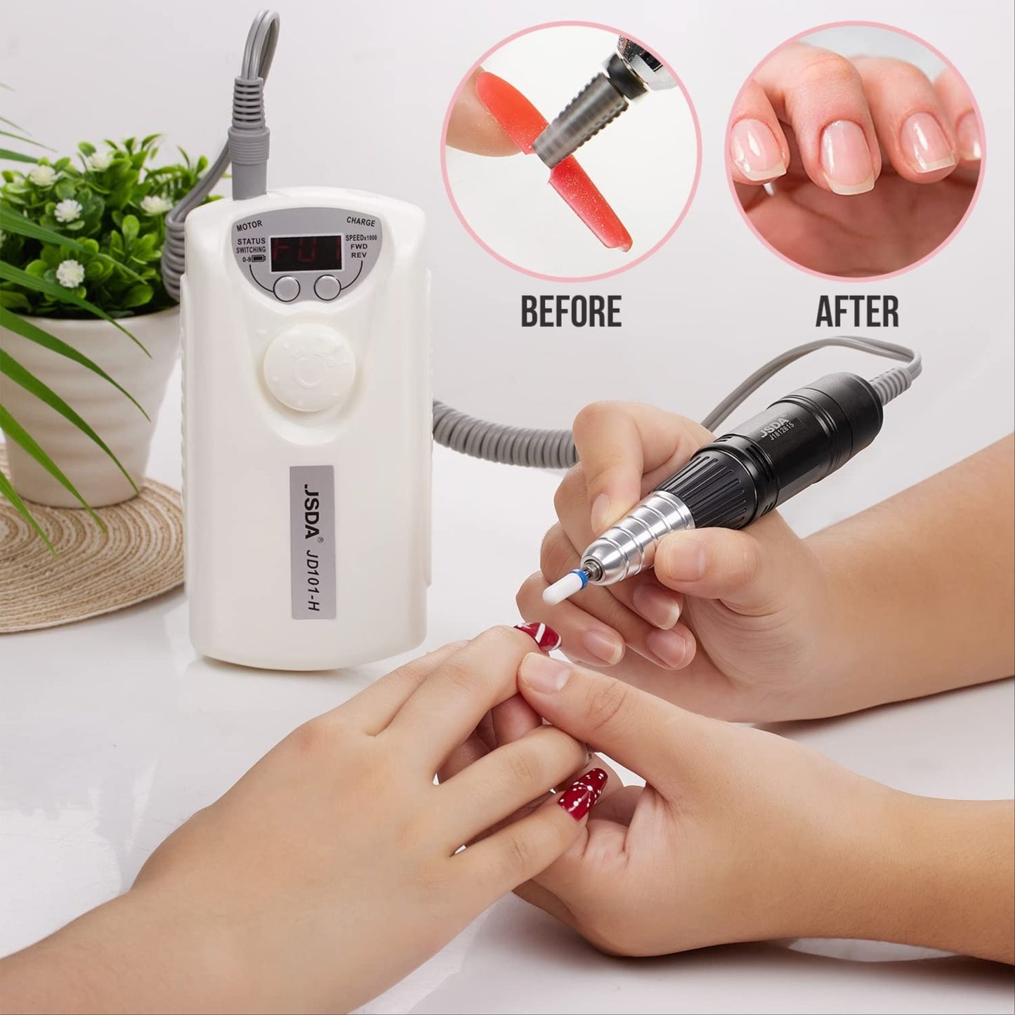 30000RPM DM-101 Portable Rechargeable Cordless Nail Drill