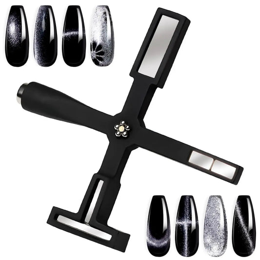 Cat Eye Magnet Tool - 5 in 1 - Round, T Shape, Flower, Square & Spliced