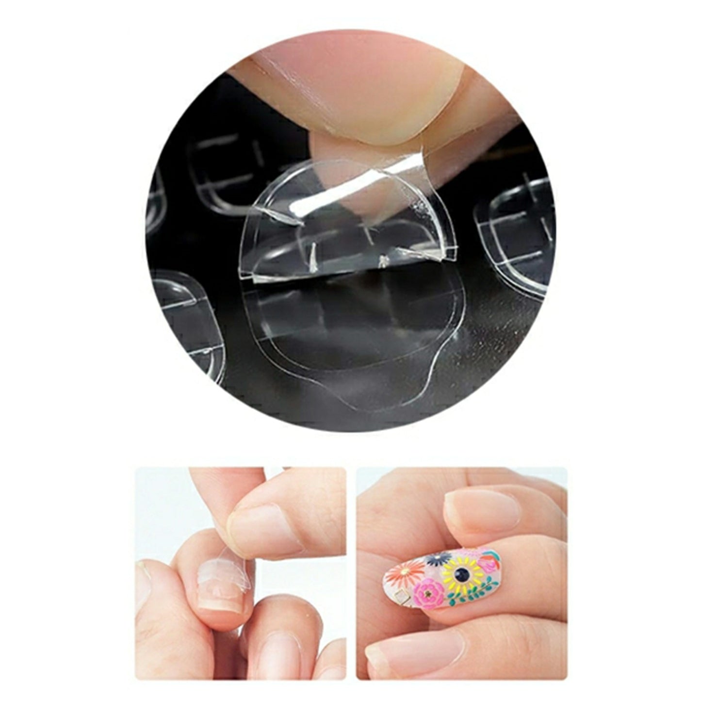 Temporary Glue Tabs Double Sided Tape - 24 Glue in 1 Sheet