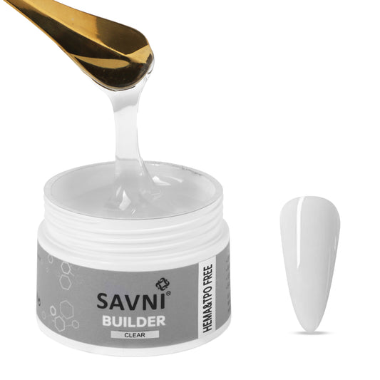 Savni Clear Hema & TPO Free Builder Gel - 30ml