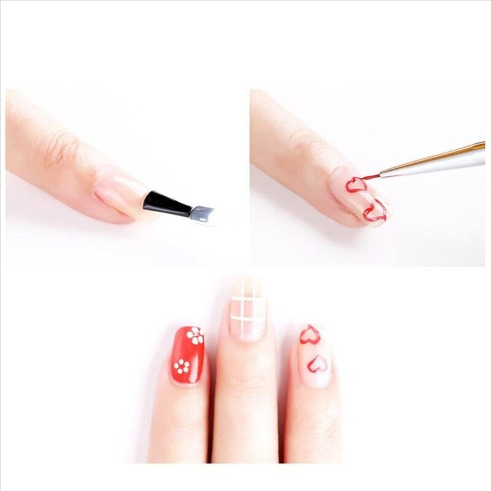 0-00-000 Detailing Art Brush, Multicolor Handle - Set of 3