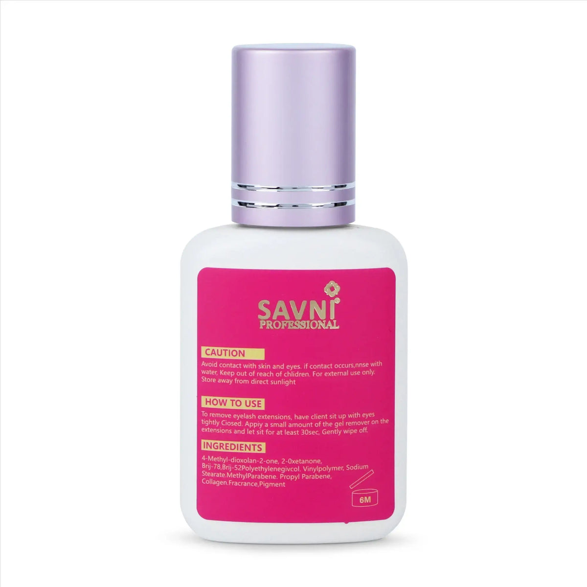 Savni Professional Eyelash Extension Remover Gel 15ml