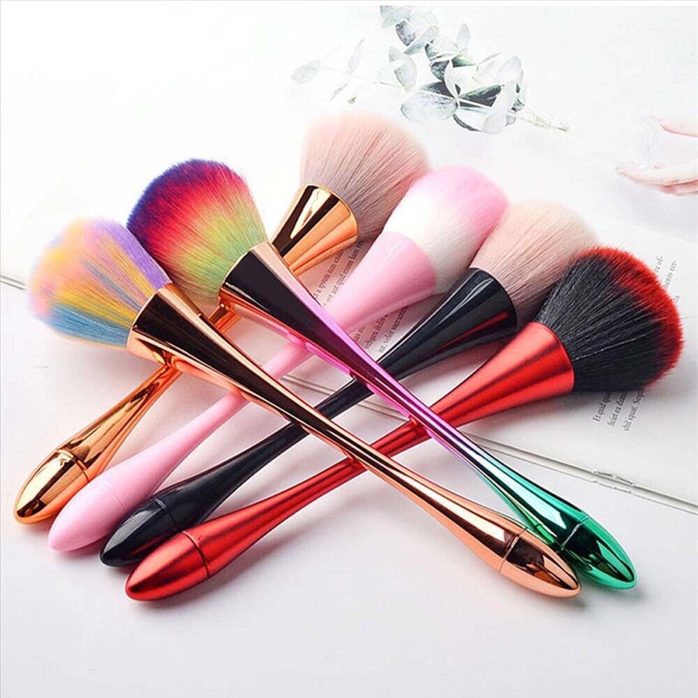 Fluffy Big Puffy Brush For Nails & Foundation - 1 Piece, Assorted Color