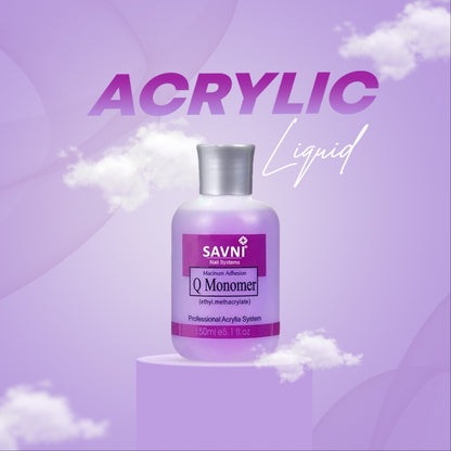 Savni Liquid Monomer Acrylic Liquid Purple (EMA) - 150ml