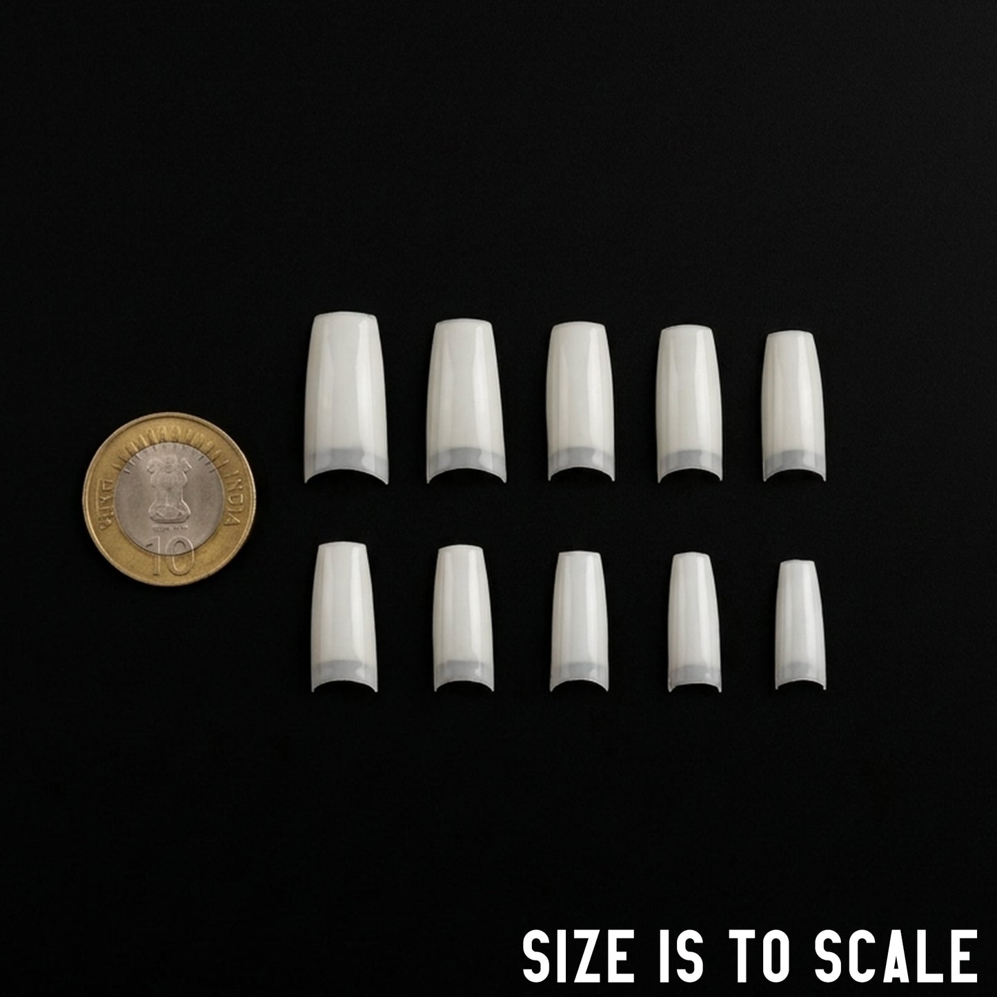 Suzi E14N Extension Deep C Cut Natural Tips - 500 Pcs