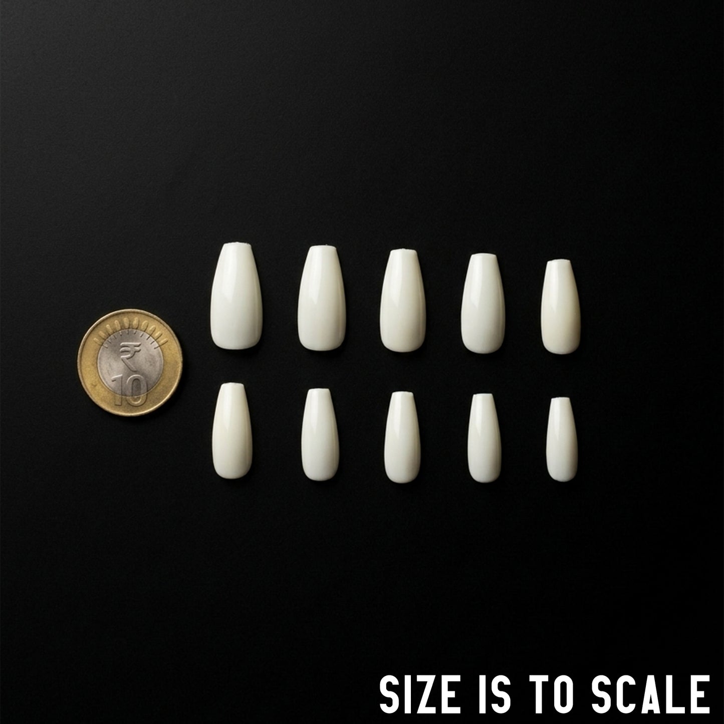 Savni E5 Full Cover Coffin Natural Tips - 500 pcs