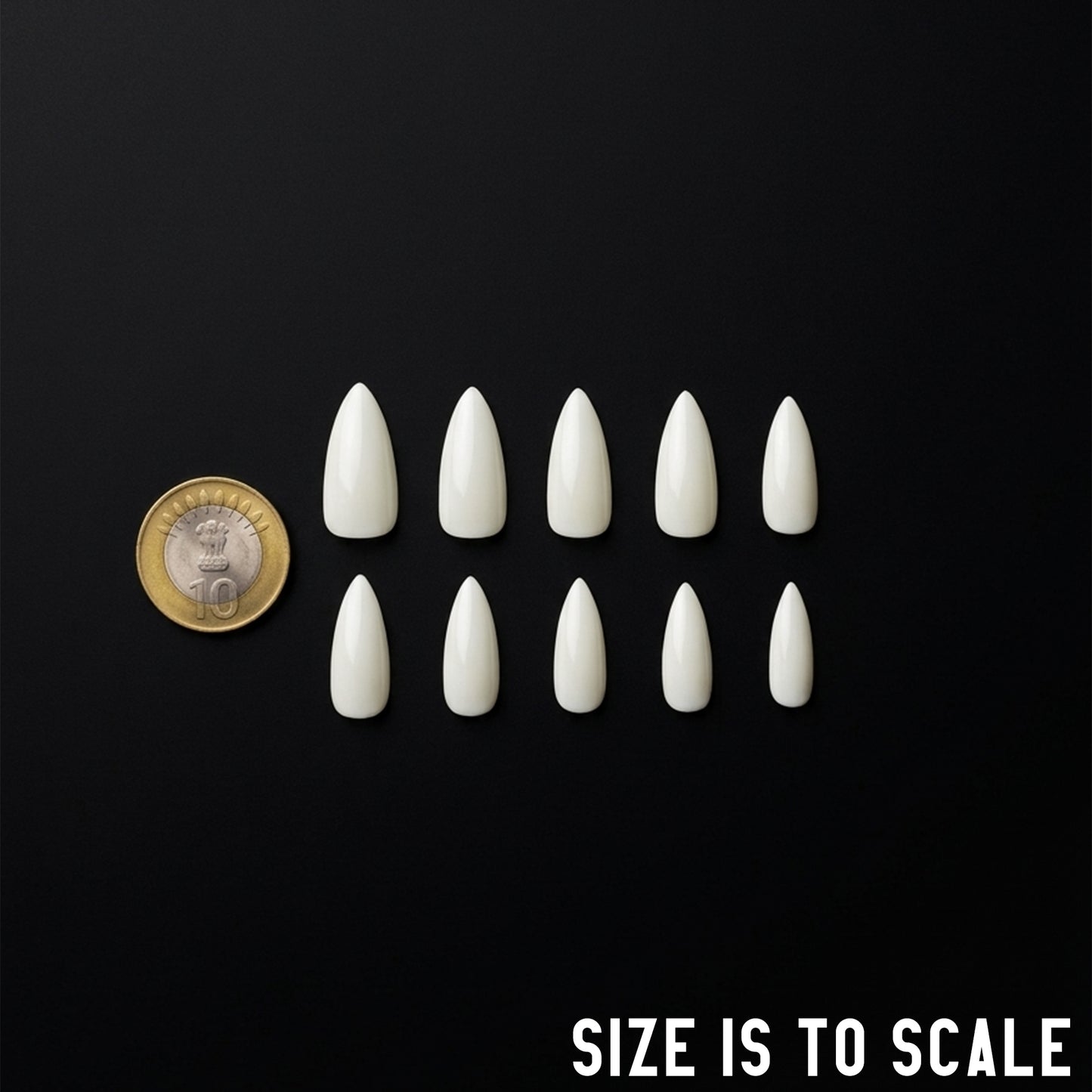 Savni E6 Full Cover Almond Natural Tips - 500 pcs