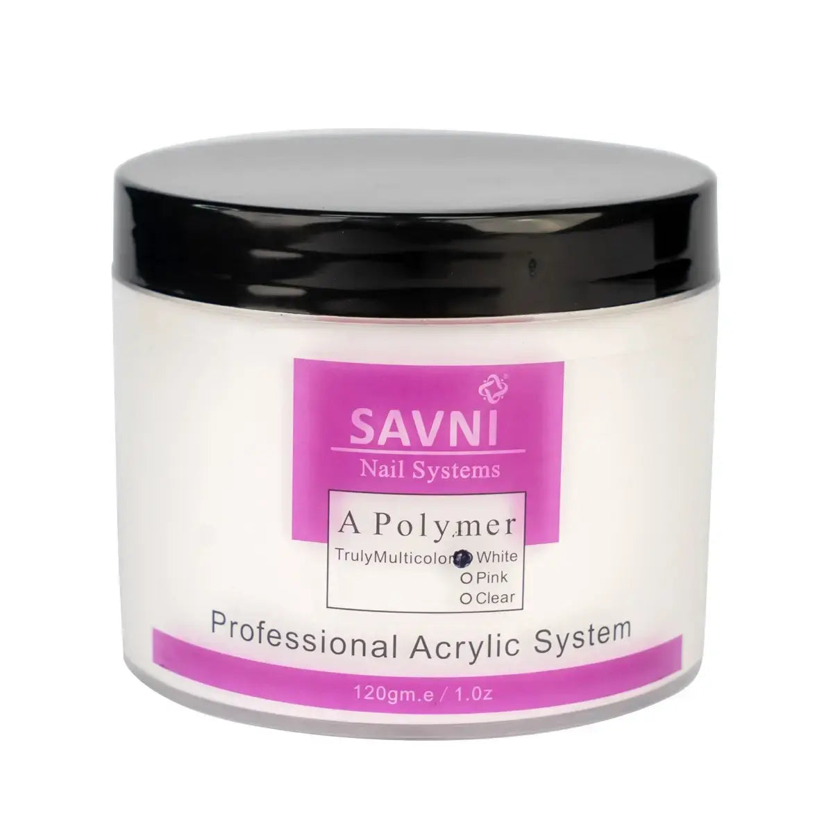 Savni 120g White Professional Extension Acrylic Powder