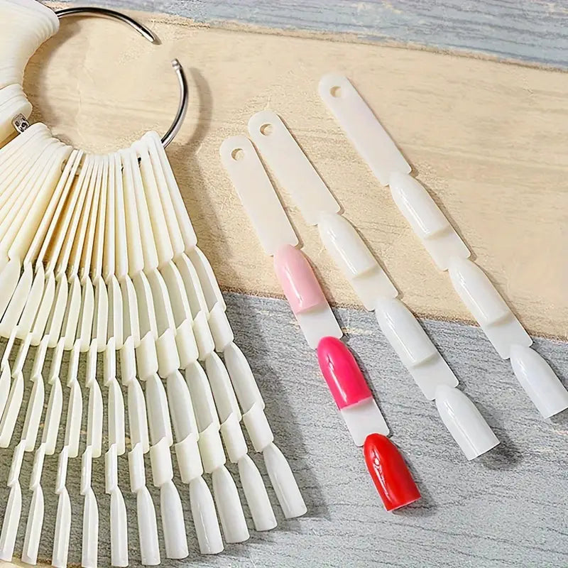 Nail Display Sticks Square Shape - 50 Nails