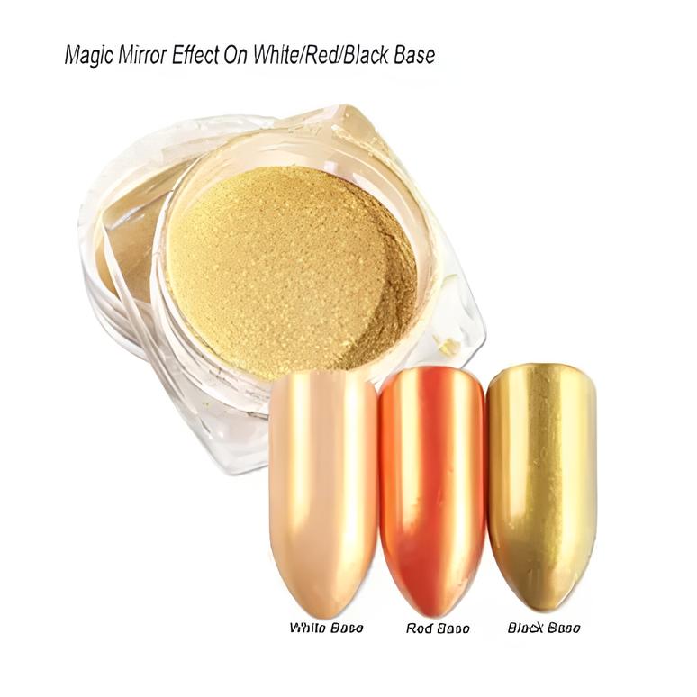 Dull Gold Metallic Chrome Powder