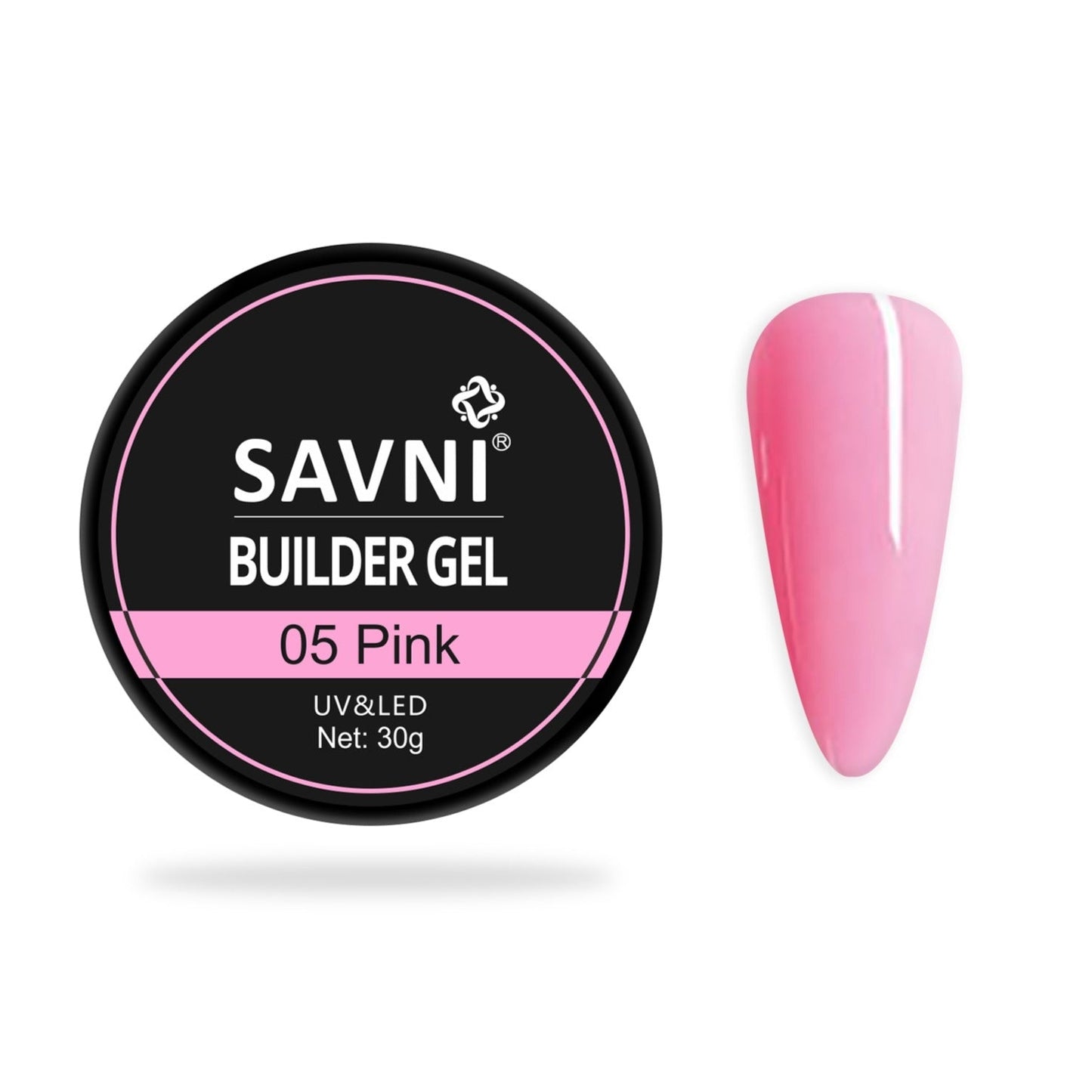 Savni Pink 30g Builder Gel