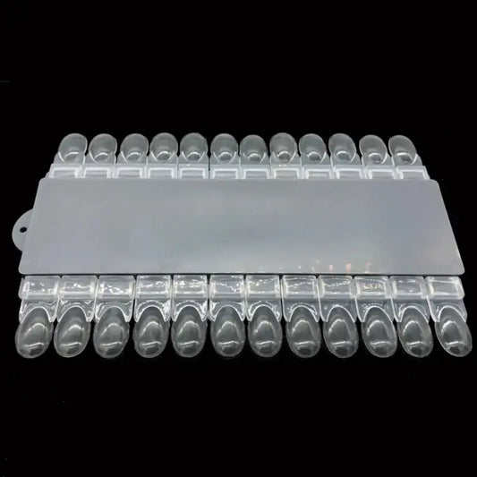 Removable Transparent Display Sticks Tray - 24 Nails