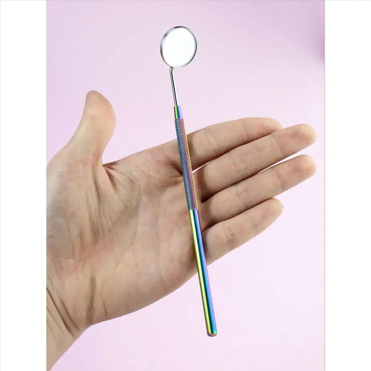 Eyelash Extension Mirror Titanium Small Size
