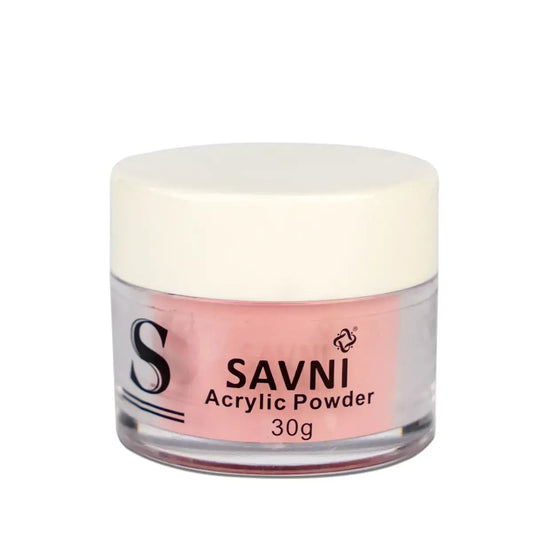 Savni Pink Peach Acrylic Powder 30g Ultra Smooth Professional Grade - Model L244