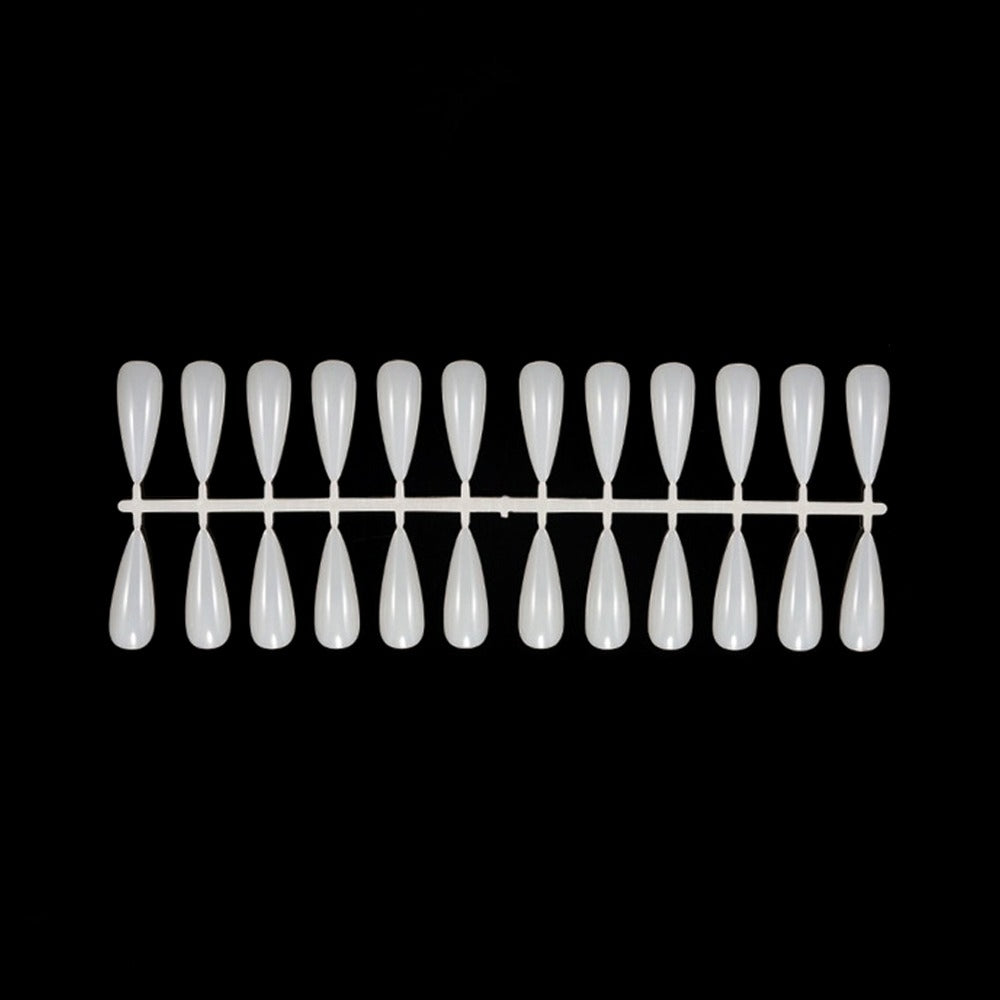 Rounded Bottom Stiletto Shape Nail Display Tips - 240 Nails
