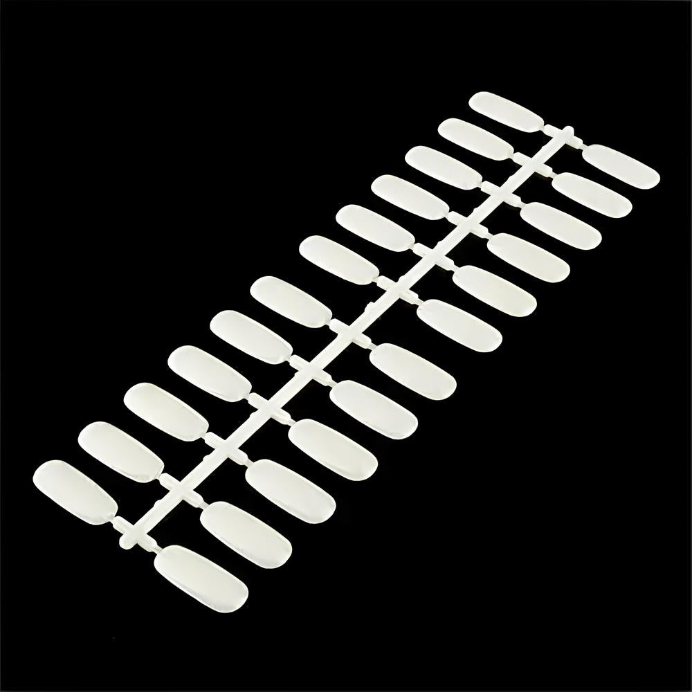 120 Slots Nail Tips Shade Card DIY - 120 Flat Tips Included