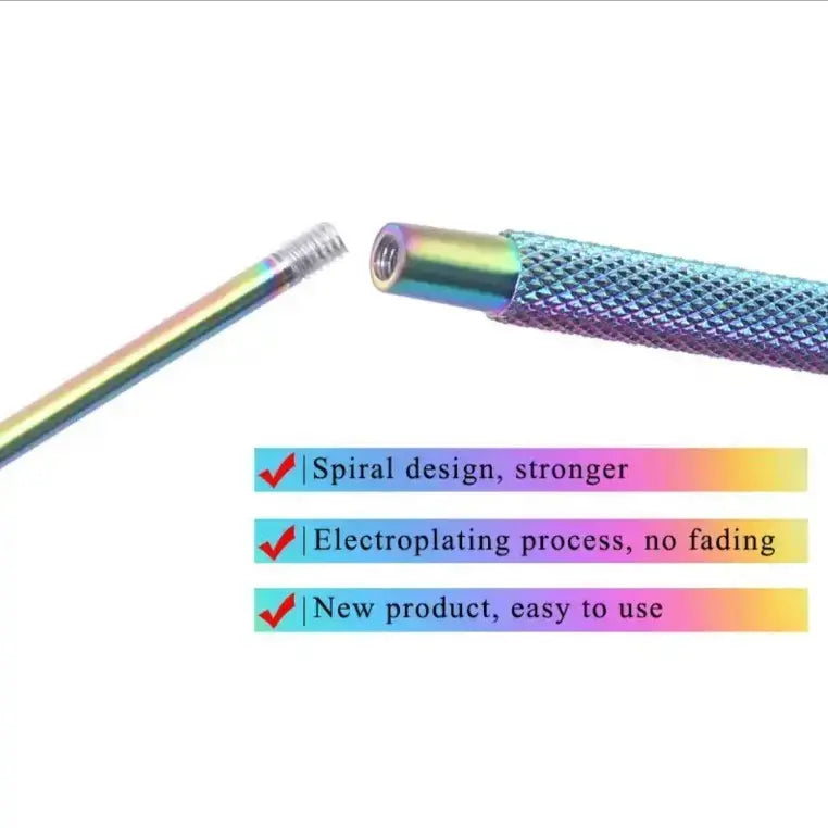 Eyelash Extension Mirror Titanium Big Size