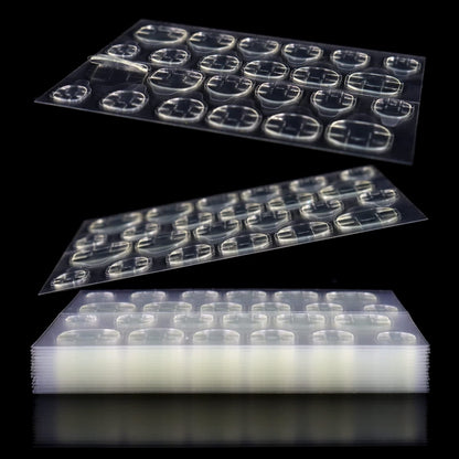 Temporary Glue Tabs Double Sided Tape - 24 Glue in 1 Sheet