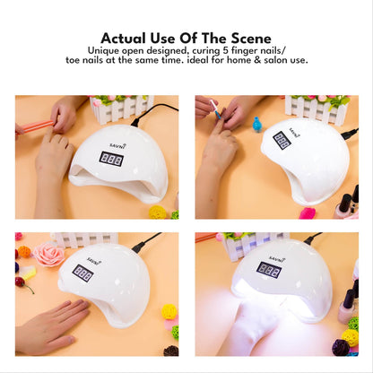 Savni 48W UV/LED Lamp - 6 Month Warranty Included