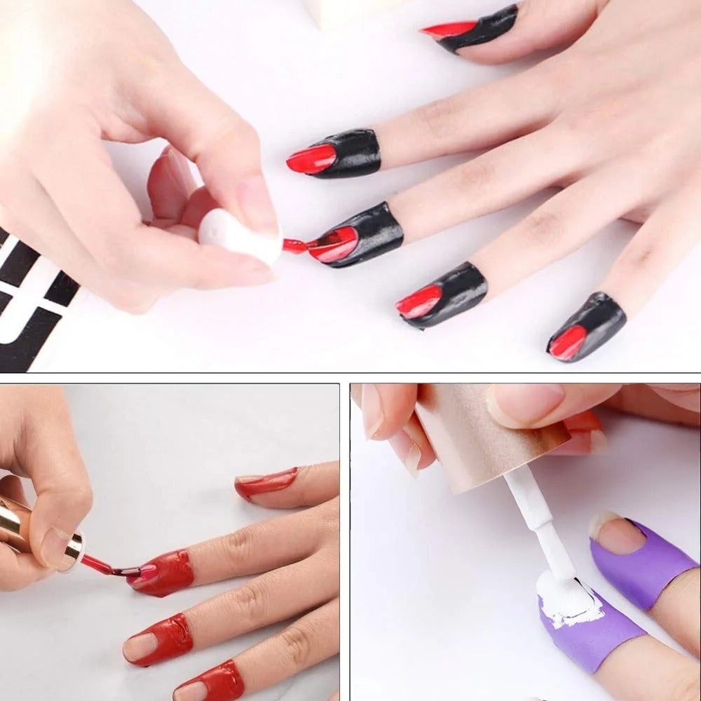 Nail Protective Stickers - 10 Stickers in 1 sheet