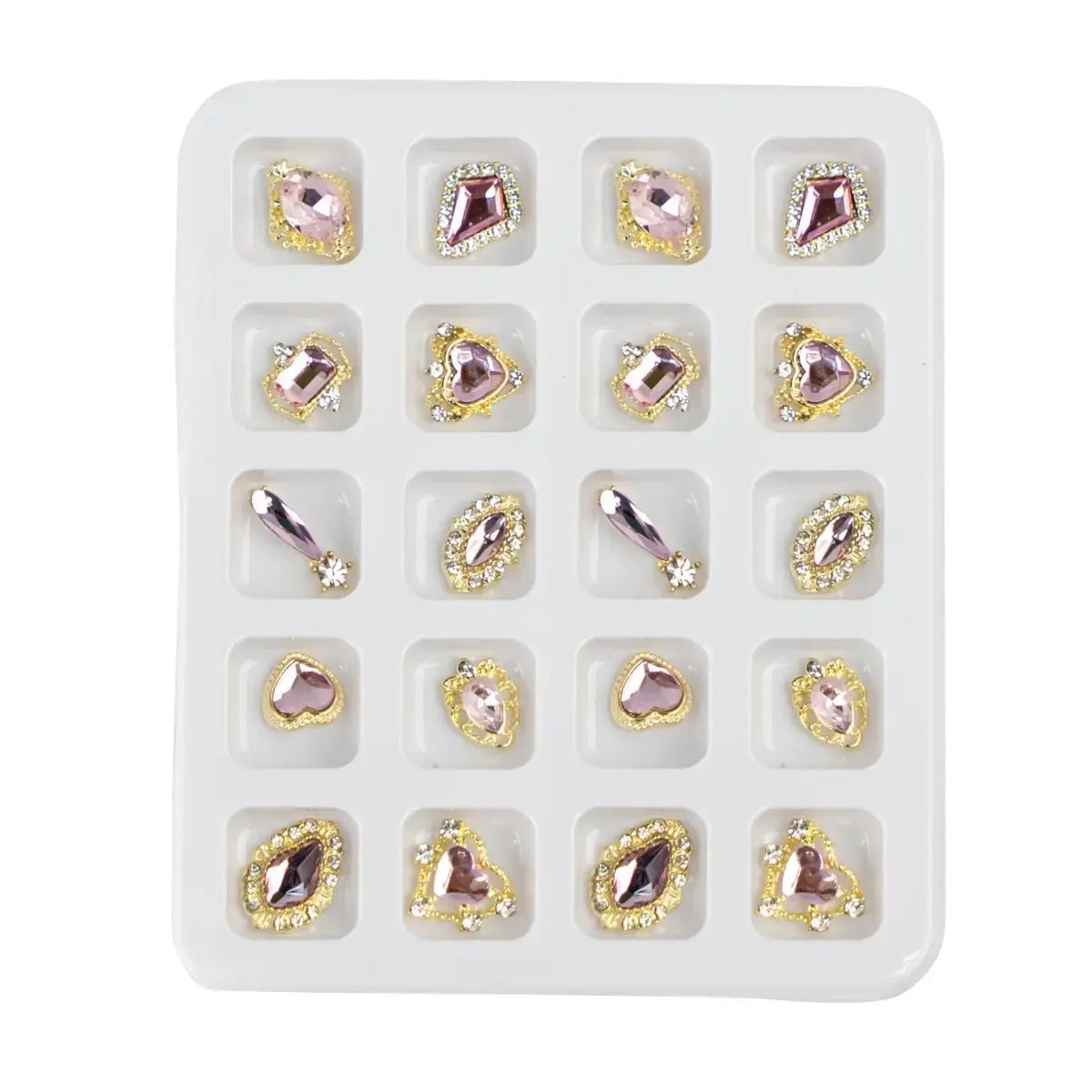 Big Rhinestone Jewel Stone Accessory - 10 pairs