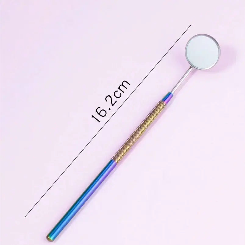 Eyelash Extension Mirror Titanium Small Size