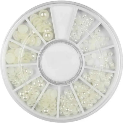 Flatback Warm White Pearls Pearl Stone Pasting Mix Sizes